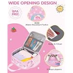 Insulated Leakproof Girls Lunch Bag Box with Shoulder Strap Back to School - Image 5
