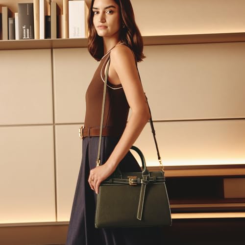 Image of Miraggio Althea Top Handle Satchel Bag With Adjustable & Detachable Strap | Women Handbag | Handbags For Women Office Travel