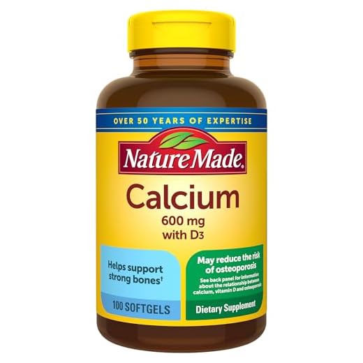 Calcium 600 mg with Vitamin D3 Softgels