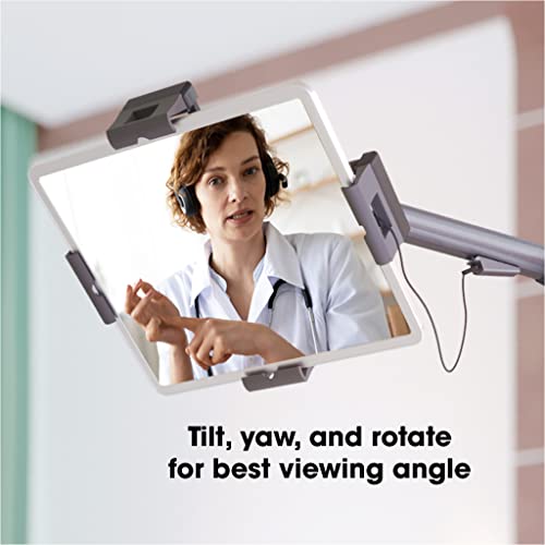 Levo G2 Commercial Tablet Rolling Cart Stand Kiosk With 60 Watt Usb-C Charging Power Port For Ipad Mini, Air, Pro, Surface, Fire, Samsung, And Other Tablets #TOP6