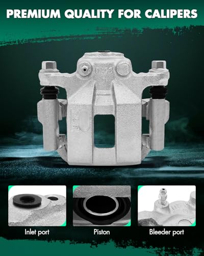 Image of SCITOO Rear Left Brake Caliper With Bracket 19B3437 For Nissan For Rogue 2008-2013 For Nissan For Rogue Select 2014-2015
