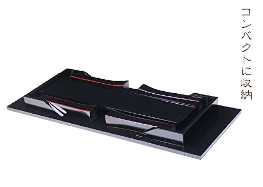 Amazon｜やまこう 仏具□ 二月堂机 二段 折りたたみ式 経机 黒