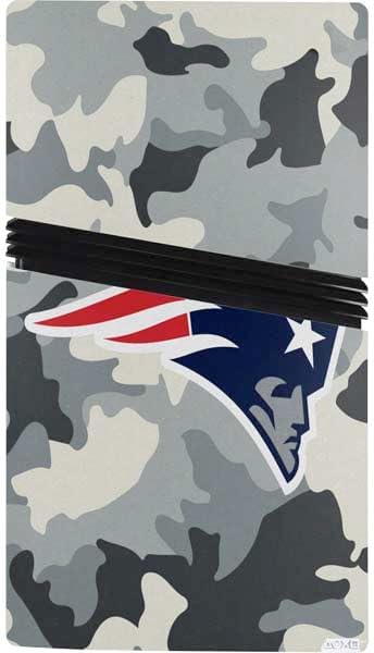Skinit Decal Gaming Skin Compatible with PS5 Pro Console - Officially Licensed NFL New England Patriots Camo Design