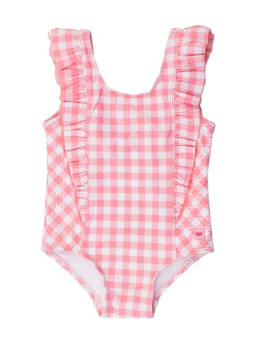 Image of RuffleButts Baby /Toddler Girls Ruffle Strap One Piece Swimsuit w /UPF 50+ Sun Protection