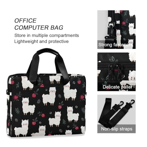 Bolso maletín para laptop 15.6 pulgadas con correa y asa miniatura 6