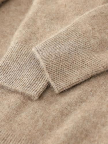 Men's Fall Winter Seamless Wool Sweater Pullover Basic Turtleneck Soft Warm Solid Color Knitted Tops3