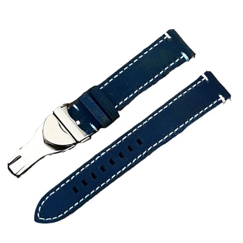 Bracelet de montre 20 mm rétro en cuir noir pour TUDOR Black Bay GMT