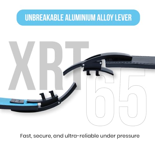 Image of XRT65 Power Weight Lifting Lever Belt - 10cm, Adjustable Aluminum Alloy Lever Gym Belt for Powerlifting, Deadlifts, Squats, Core Support, For Men & Women (Large- 127 * 10 CM), Train Hard, Keep Going