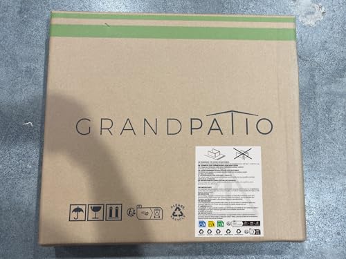 Grand patio Outdoor Side Table Small Table Round End Table Garden Table Lightweight Snack Table for Outdoor Garden Hallway Bedroom Living Room Terrace Balcony -Yellow - Image 10