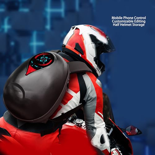 Sac à dos LED moto grande capacité avec écran USB 5.0V