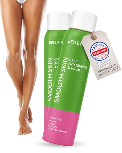 Belle Body Haarentfernungsschaum - Effektive Haarentfernung ohne Rasur
