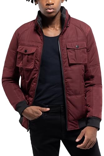 Image of X RAY Mens Puffer Jacket, Warm Parka Coat for Winter, Hooded Jacket for Men Cold Weather