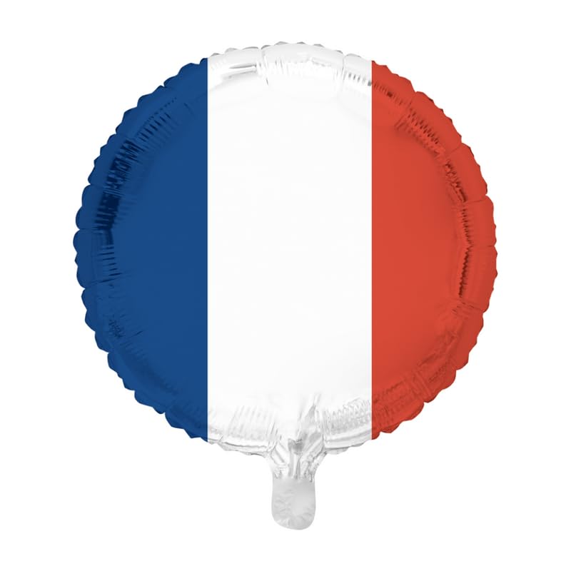 Playflip Frankreich Party Deko Set 249 TLG. Partyset Partydeko blau weiß rot Tricolore Fussball EM WM