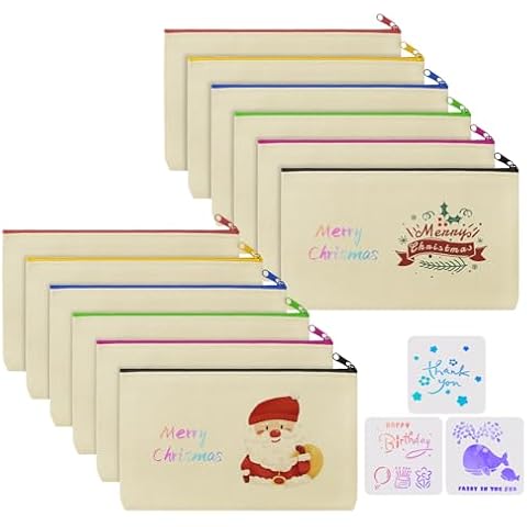 Pochette Zippée Vicloon 12pcs Cover