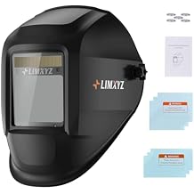 Welding Helmet Auto Darkening,Large Viewing 3.94 * 3.15" True Color Welding Hood With 4 Arc Sensors Solar Powered,Wide Shade 5-9/9-13 for TIG, MIG, MAG L-001