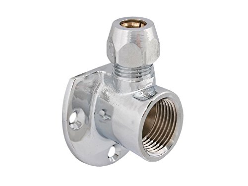 JS WANDSCHEIBE MIT QUETSCHVER. DN10,1/2" x 3/8" x 10mm,VERCHR.