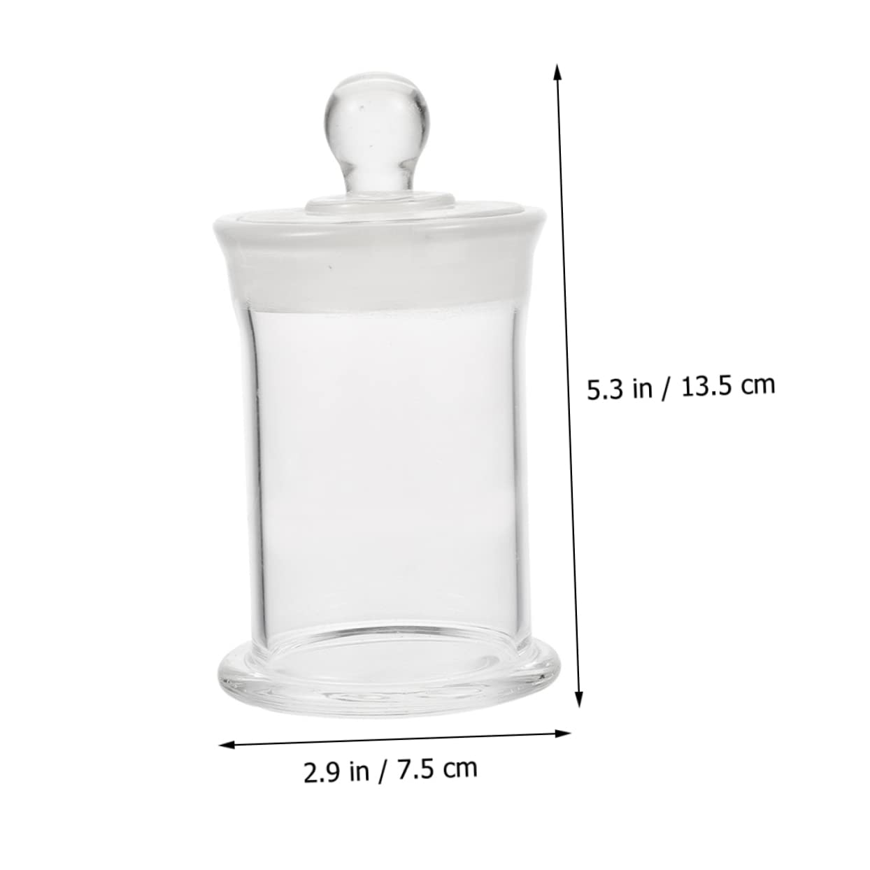 NAMOARLY 2pcs High Borosilicate Specimen Bottle Sample Sealing Bottle Specimen Collection Bottle Clear Container Laboratory Reagent Bottle Sample Bottles Clear Thickened Vial Glass