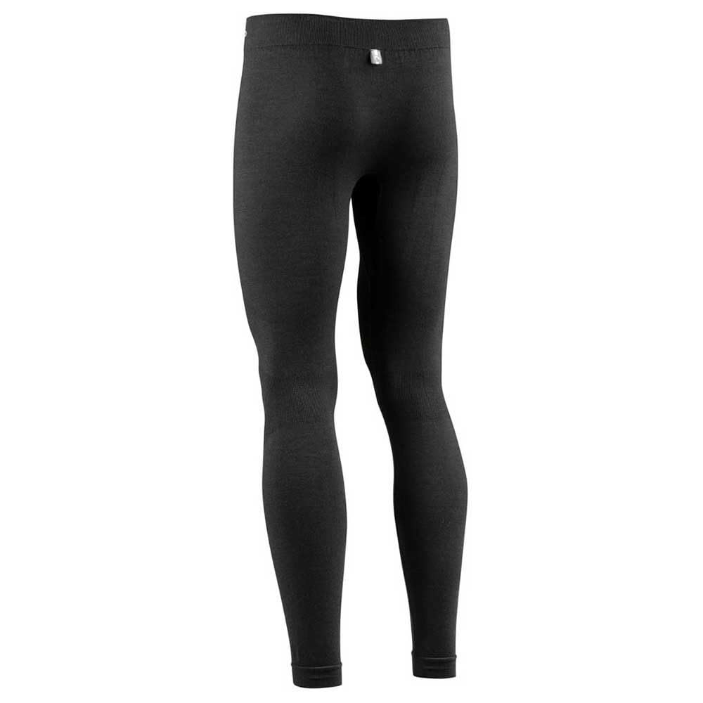 Lurbel Merino Pants, Pantalones térmicos, Mallas de Lana Merino, Mallas Outdoor, Prenda Primera Capa, Mallas Deportivas Hombre. (Negro - M)