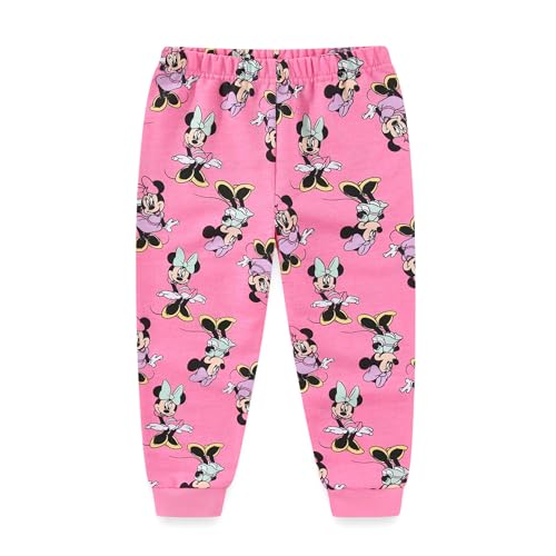 Image of Disney Stitch Frozen Minnie Princess Girls Long Sleeve Shirt and Pants Set