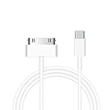 ipad 10 pro 1. Compatibilité universelle : connecteur de câble à 30 broches pour ordinateurs portables, chargeurs et banques d'alimentation compatibles USB-C. Idéal pour charger rapidement les anciens smartphones, tablettes et lecteurs MP3 des marques i-Phone4 4s, i-Pad1 2 3, et i-Pod (3ème génération Classic, Couleur, Mini, Nano, Touch)