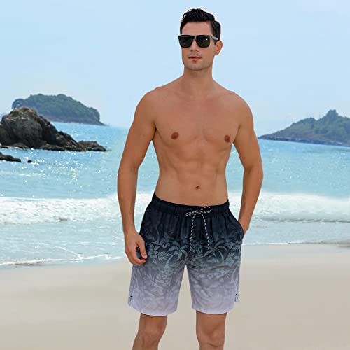 Cozople Mens Swimming Trunks with Compression Liner Swim Shorts 7 inch Quick Dry Bathing Suit Anti Chafe Boardshorts2