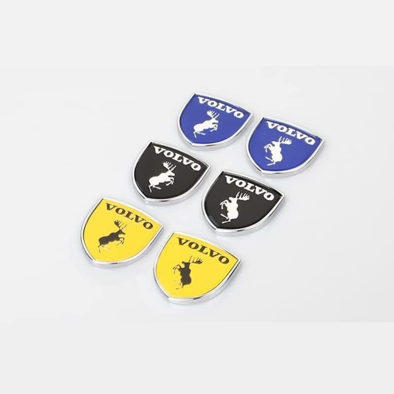 metalowa naklejka z emblematem samochodu, akcesoria dekoracyjne na zewnątrz, do Volvo XC60, S40, S60, S90, XC40, XC70, XC90, V40, V60, V90, S80, S80L