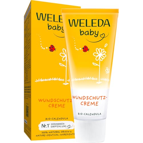 WELEDA Bio Baby Calendula Wundschutzcreme 75ml - Naturkosmetik Wundsalbe / Babycreme für den Schutz empfindlicher Baby Haut im Windelbereich. Hilft bei Rötungen, gereizter Haut und Wundsein für 5,54 EUR (-14%) statt 6,45 EUR bei amazon.de Bild: WELEDA Bio Baby Calendula Wundschutzcreme 75ml - Naturkosmetik Wundsalbe / Babycreme für den Schutz empfindlicher Baby Haut im Windelbereich. Hilft bei Rötungen, gereizter Haut und Wundsein für 5,54 EUR (-14%) statt 6,45 EUR bei amazon.de