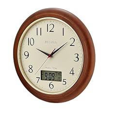 Bulova Clocks C 5006 Dual Time 12 . 5 ” Atomic Wall Clock – Solid Pine Wood Case, Gold Bezel Bulova Clocks C 5006 Dual Time 12 . 5 ” Atomic Wall Clock – Solid Pine Wood Case, Gold Bezel review