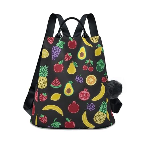 Sac à dos femme antivol pour protéger vos affaires avec motif pastèque