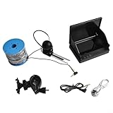 Cámara subacuática buscadora de peces con pantalla IPS de 4 3 pulgadas, gran angular de 220 grados, infrarrojos, profundidad en tiempo real, medición de temperatura y presión, batería de larga