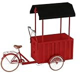 Lebensmittelwagen für Unternehmen – Fahrrad-Design, mobiler Verkaufsverkauf mit wasserdichter Abdeckung für den gewerblichen Gebrauch, ideal für Straße, Strände und Festivals