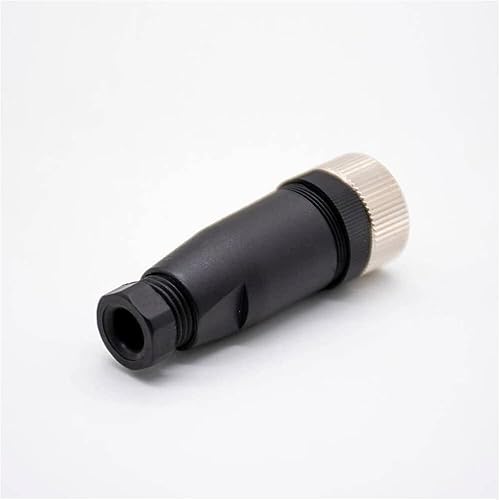 Miniatura 6 de Conector M12 4 Pin Femle A Código Recto Tornillo-Junta Sin Blindaje para 22AWG 0.34mm Cable
