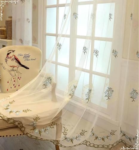Rideaux voilage salon Beydodo pour bloquer les regards indiscrets - 2
