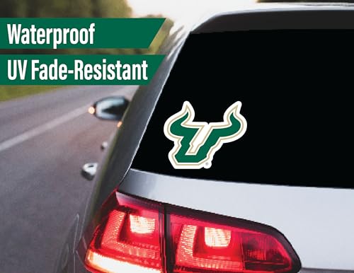 Image of USF Stickers Decals Merch Bulls University South Florida Gifts Car 14 Pc