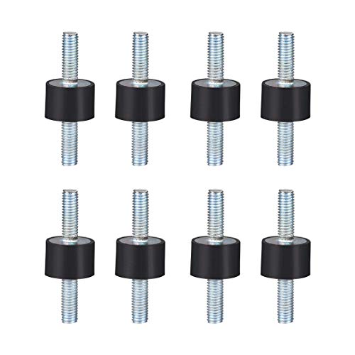 XYWHPGV Vibration Isolators Rubber Mounts 15x10mm with Studs M5x15mm 8pcs (476c0 03fc8 09252 b0e2b f0842 cdc2e