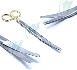 T/C Mayo Dissecting Scissors 6.75" Curved with Tungsten Carbide Inserts Premium Grade Quality (HTI B