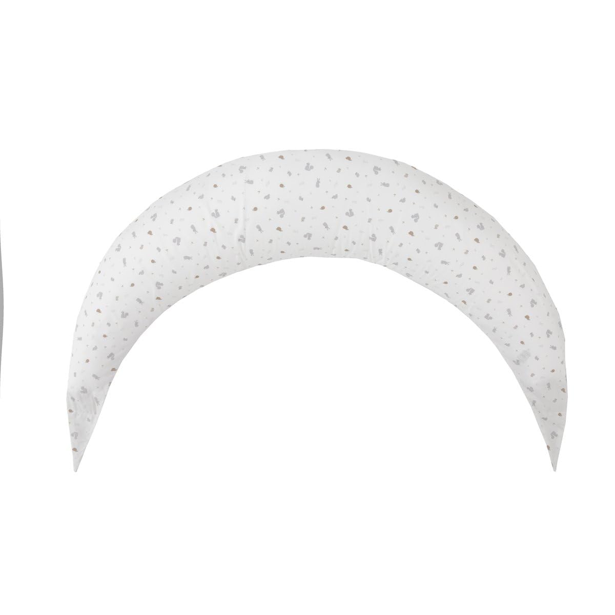 Cambrass-cojín Lactancia bebé en Forma de Media Luna-Almohada para Embarazadas-Almohada de Lactancia con Relleno de microperlas que proporcionan un Mejor Descanso y Relax - Ardi Gris