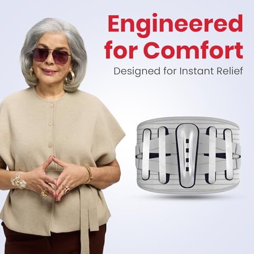 Image of AGEasy (Max Group) Spine Pro Belt for Lower Back Pain Relief, Sciatica, Muscle Strains, and Spinal Recovery | Adjustable Lumbar Support Belt for Men & Women | Improves Posture, Reduces Discomfort | Orthopedic LS Belt (M)