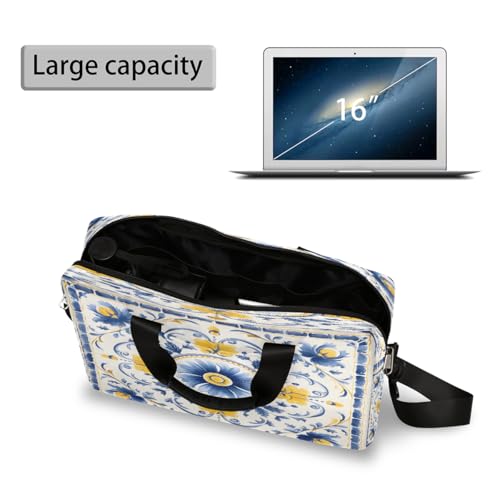 Bolso para laptop unisex 15.6-16 pulg vintage y water-resistant miniatura 5