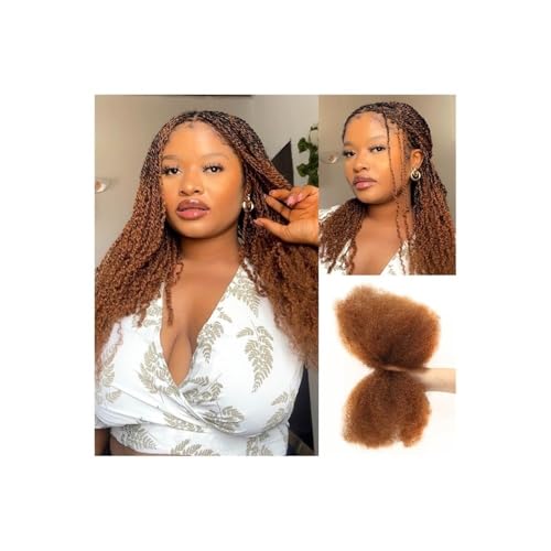 Cabello humano para trenzas sin enredos, extensiones Micro Locs de 12 pulgadas