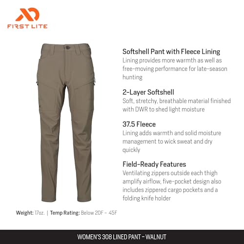 Women's 308 Lined Pant - Fleece-Lined Stretch Camo Hunting Pants