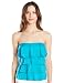 Cole of California Women's Ruffle Bandeau Tankini