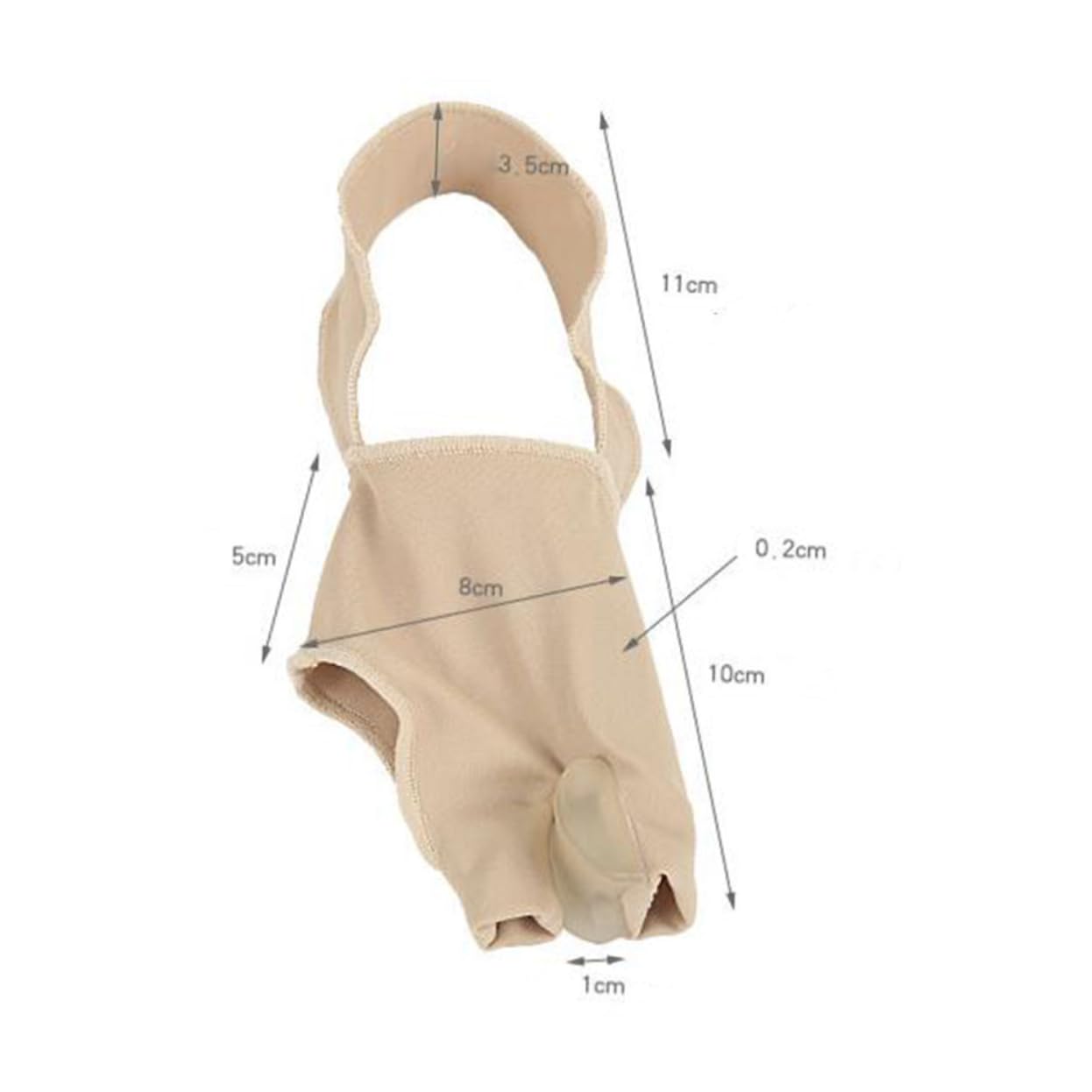 IWOWHERO Thumb Bunion Straightener Sleeve Lightweight Breathable for Special Shoes for Bunion