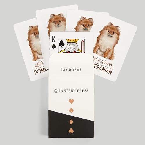 Baraja de poker Pomeranian Life is Better 52 cartas miniatura 6