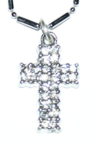 Preisvergleich Produktbild STARREX Wunderschöne Halskette mit Kreuz-Anhänger (Strasssteine) Christlicher Modeschmuck für Damen und Herren