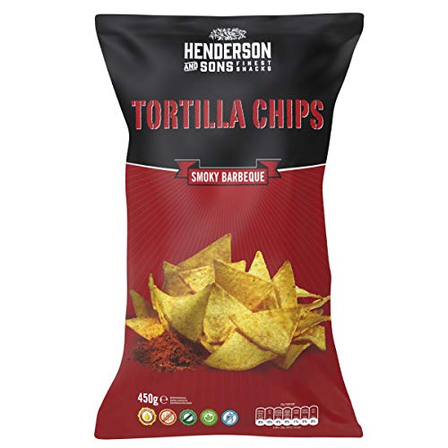 Henderson and Sons Smoky Barbeque Tortilla Chips glutenfrei 450g Cover