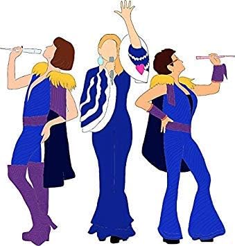 Magnet Donna and The Dynamos - Mamma Mia Magnetic Car Sticker Decal Bumper Magnet Vinyl 5"