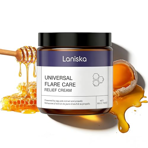 Universal Flare Care Relief Cream | Drawing Salve for HS Boils Cysts Hemorrhoids Abscess | Anti-Chafing Wound Care Soothes Redness Itching Skin &Inflammation w/Propolis & Egg Yolk Extract