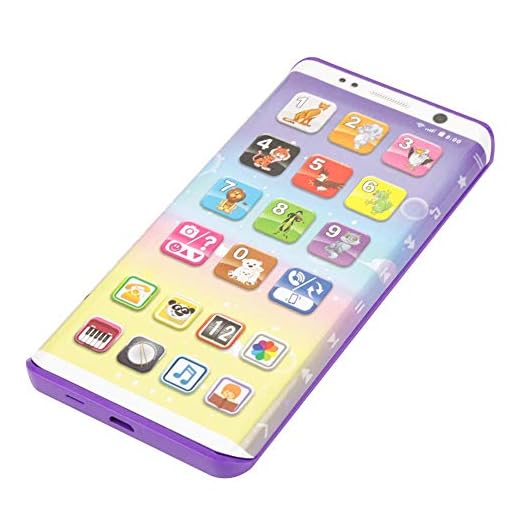 Acogedor Juguete para teléfono inteligente, Multifuncional educativo Juguete para teléfono inteligente de plástico con puerto USB Teléfono de juguete con pantalla táctil para niños, niños, bebés