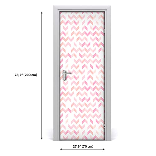 Etiqueta de la puerta 70x200 cm extraíble DIY con diseño de espiga autoadhesiva 3